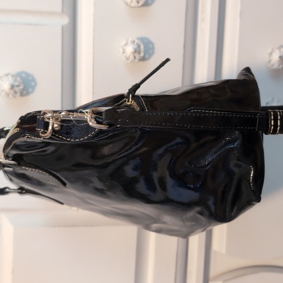 Dooney and Bourke Patent Leather Satchel - Picture 4 of 10